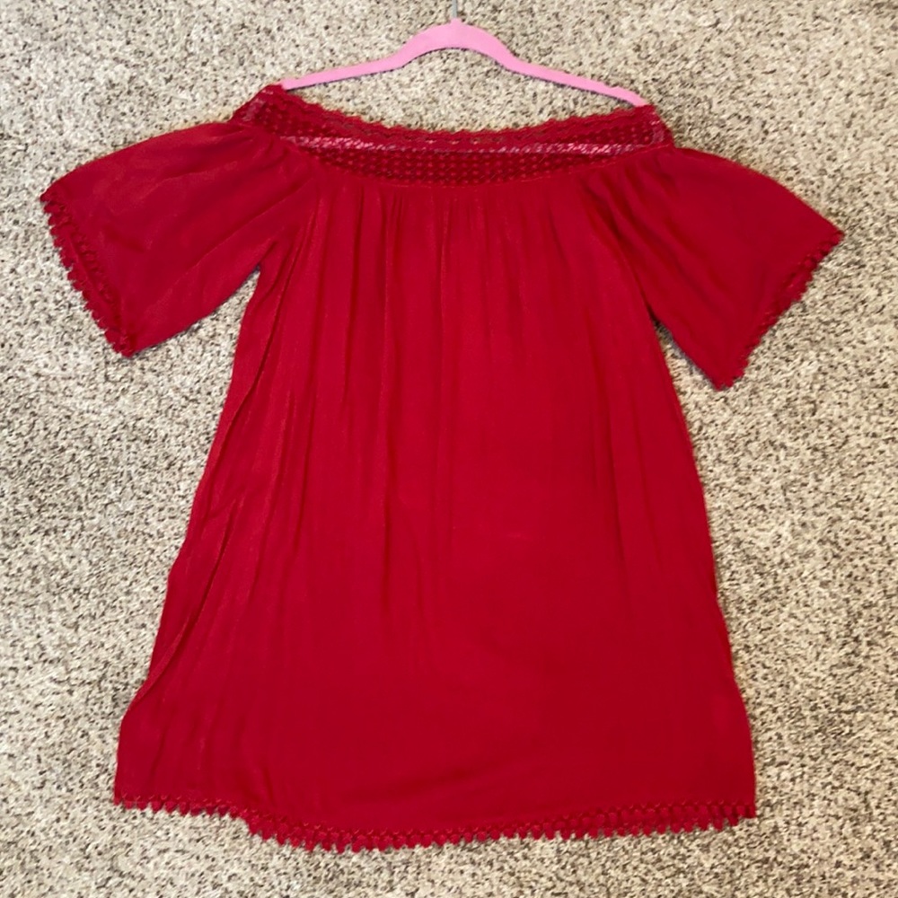 Off the shoulder dress